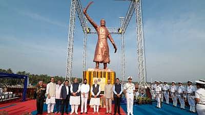 Chhatrapati Shivaji Maharaj statue inaguarted by Prime Minister Narendra Modi last year | - null
